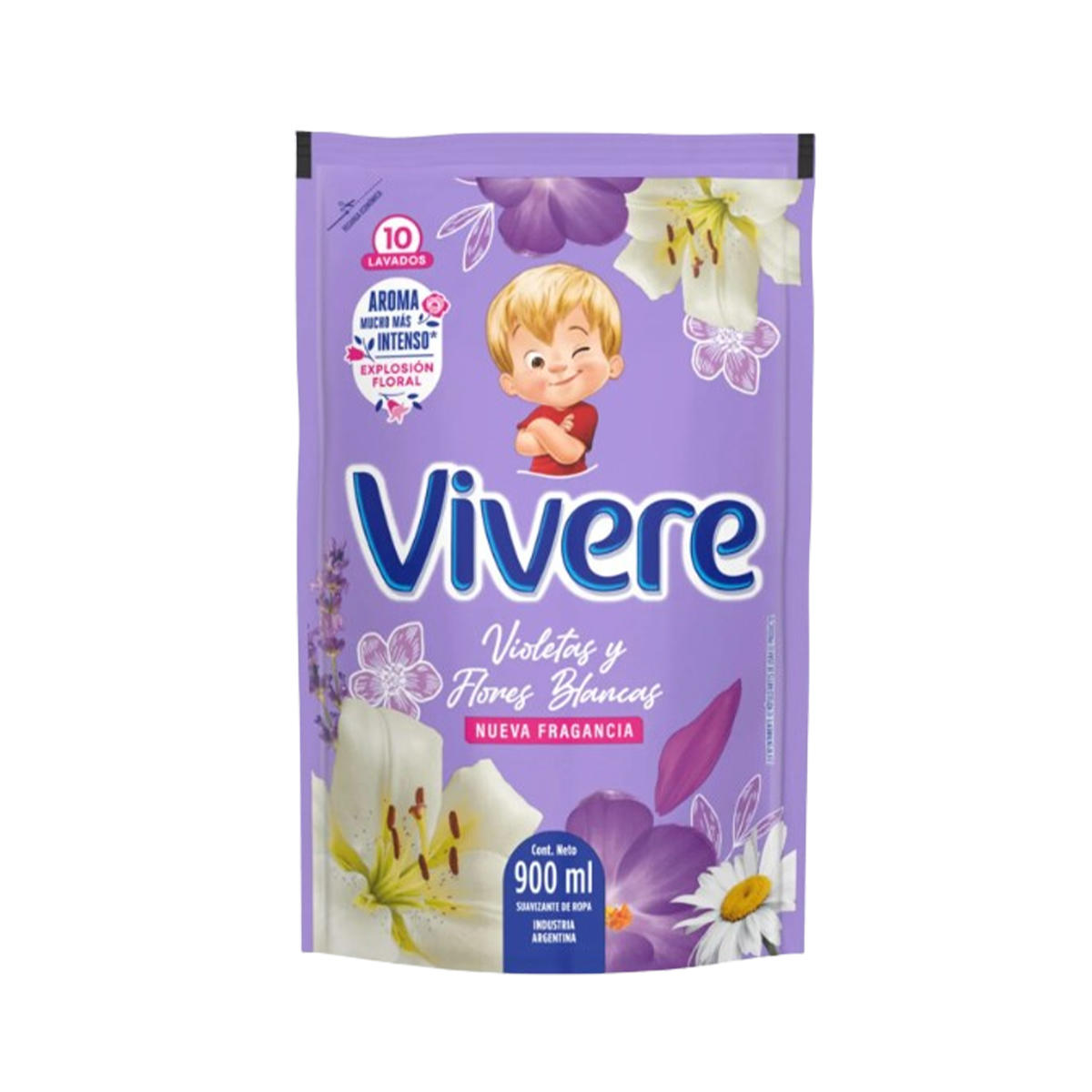 Vívere Suavizante Violeta Flores Blancas 900ml