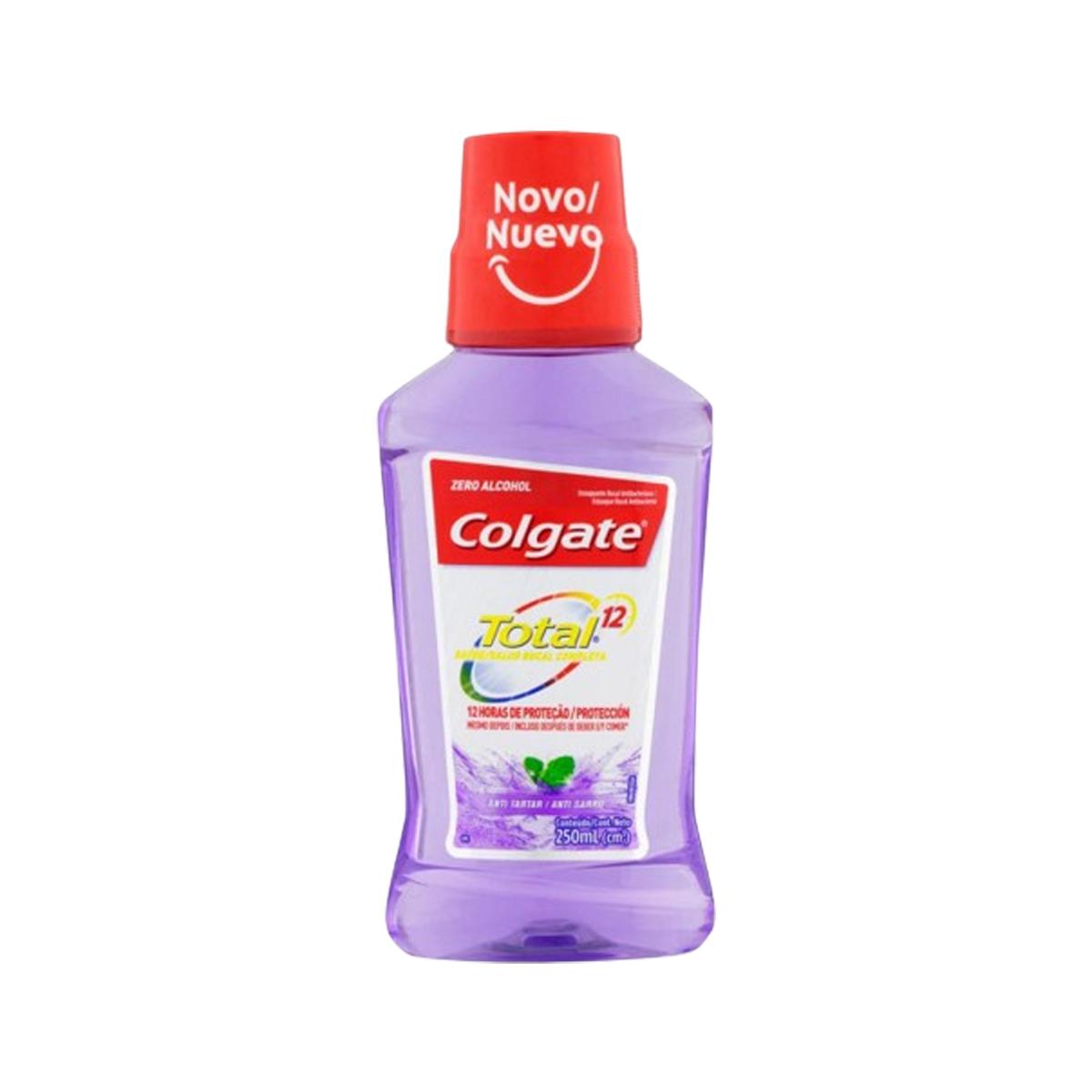 Colgate Enjuague Bucal Total 12 Antisarro x 250ml