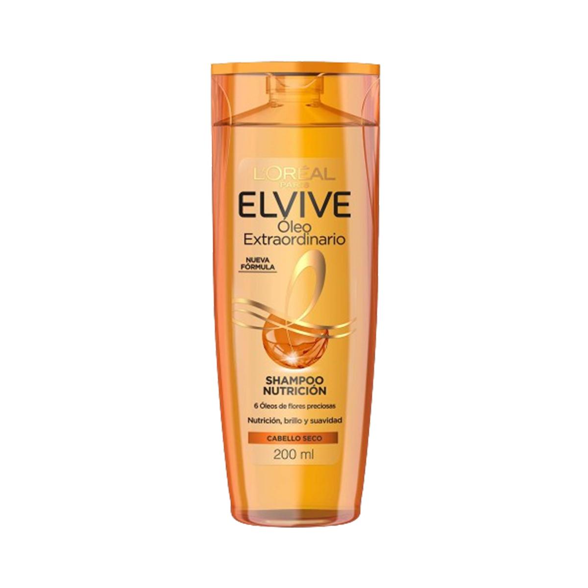 Elvive Shampoo Oleo Extraordinario Nutricion Universal 200 ml