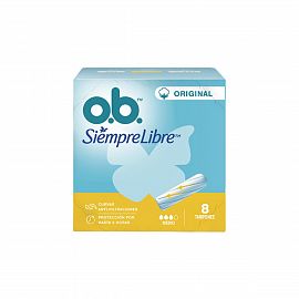 Tampon OB Medio x8Un.