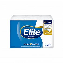 Elite Pañuelos Soft Touch x 6 Packs x 10 Unidades
