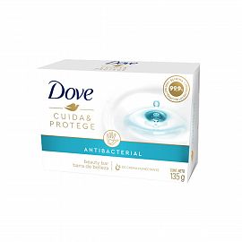 Dove Jabón Antibacterial Cuidado y Protección 90g