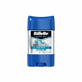 Gillette Barra Antitranspirante Clear Gel Cool Wave 82g