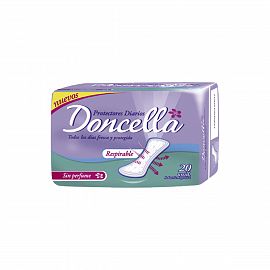 Doncella Protector Diario Respirable - Sin Perfume x20 Unidades