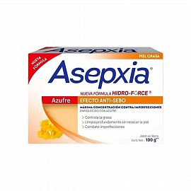 Asepxia Jabón Azufre Efecto Anti-Sebo 100g